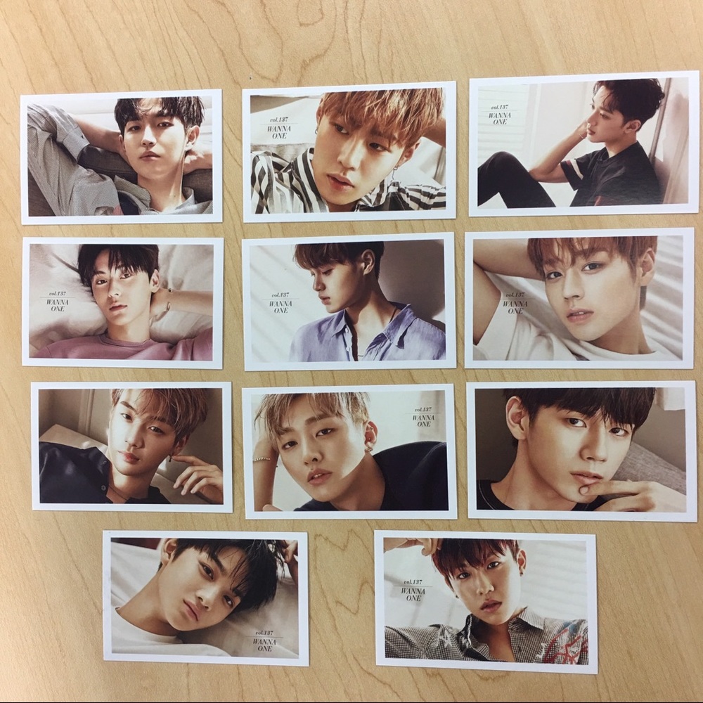 Kpop WANNA ONE Photo Cards Merch WannaOne 11PCS